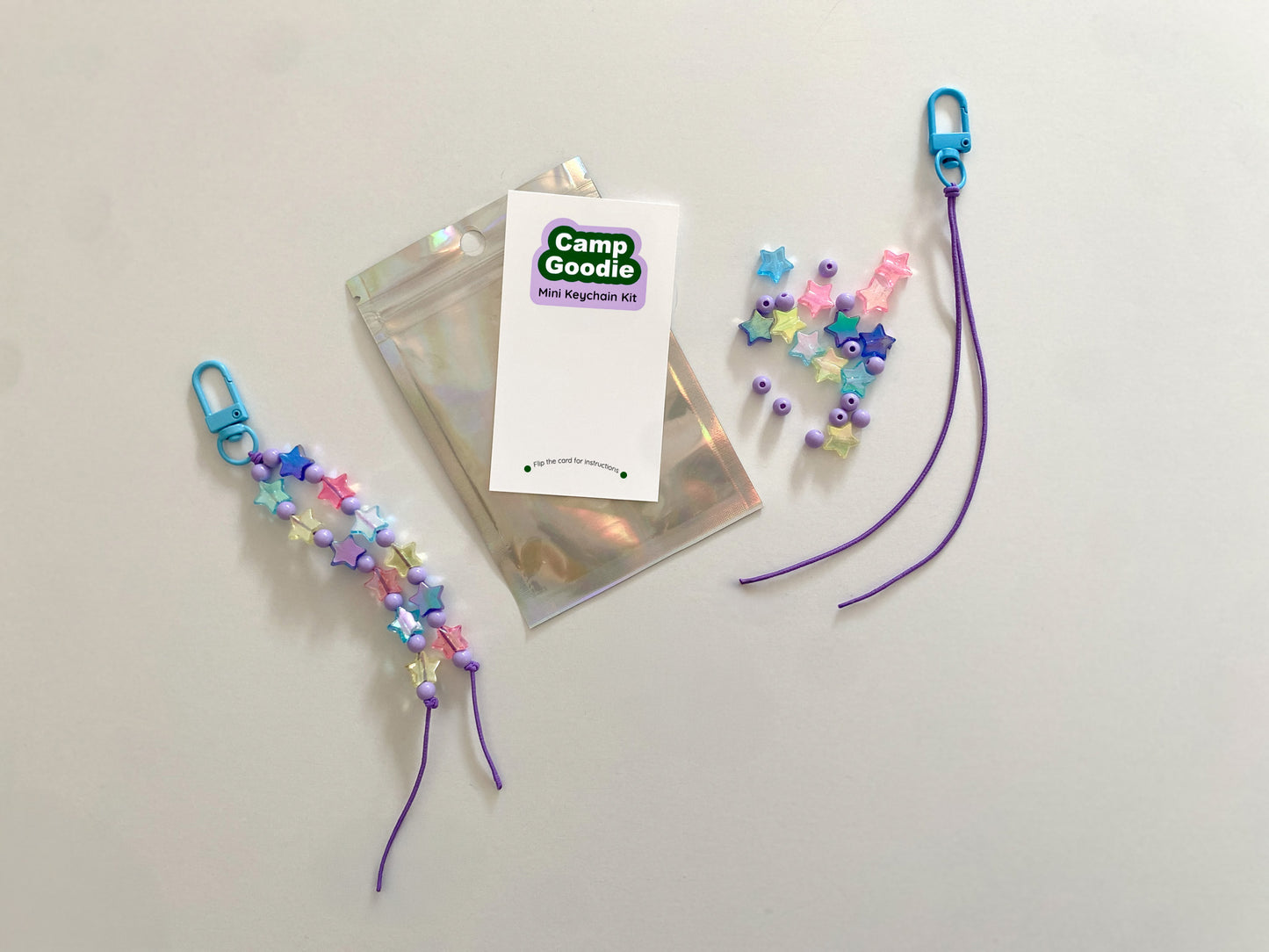 DIY Mini Keychain Kit – Cosmic Purple