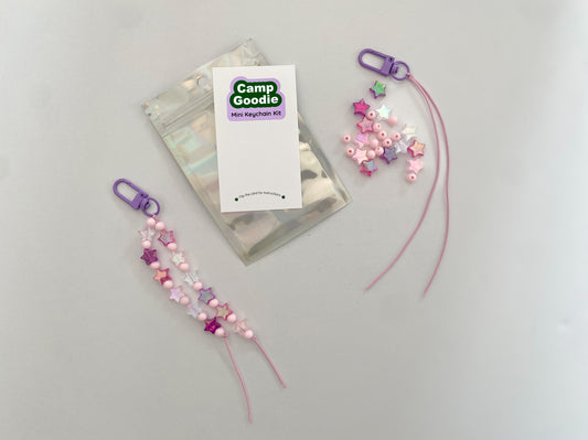 DIY Mini Keychain Kit – Cloud Candy Pink