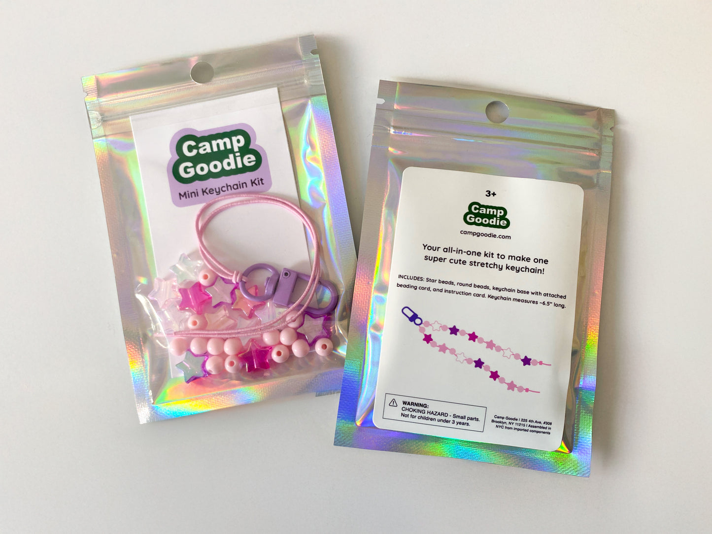 DIY Mini Keychain Kit – Cloud Candy Pink